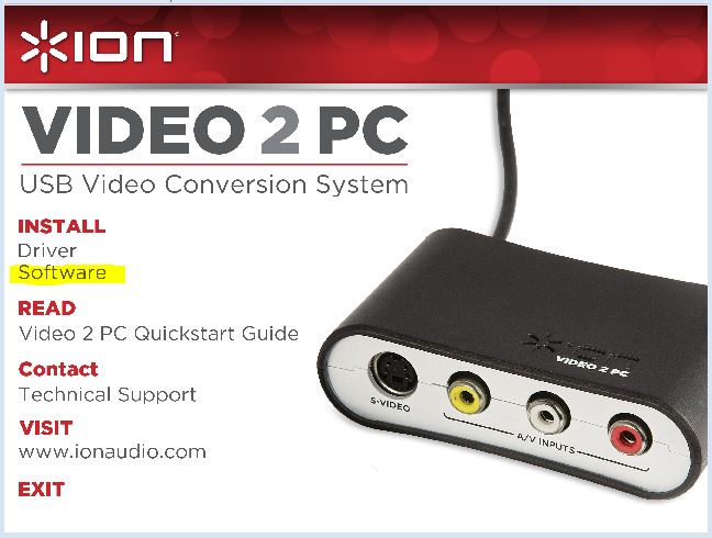 Ion Video 2 Pc Mac Software